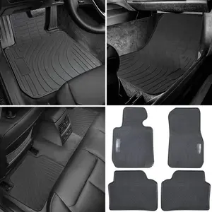 Floor Mat for BMW 3/4 Series F30 F31 F32 F33 F36 320i 328i 335i 2012-2018 & 2015+ F80 M3 Heavy Duty Rubber Front+Rear Car Liner Carpet All Weather Custom Fit Waterproof Odorless (Black 4PCS)