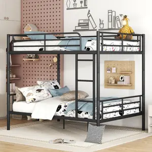 Full Over Full Metal Bunk Bed Frame Full Over Full Metal Bunk Bed Frame
