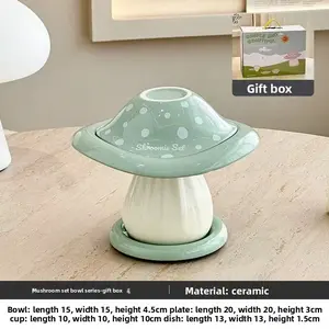 Creative Mushroom Ceramic Tableware Set 2025