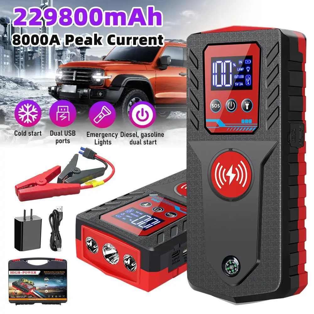 229800mAh 8000A Car Jump Starter
