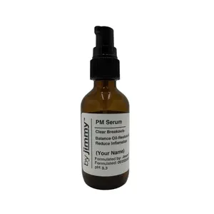 Jimmy Inc Recode Skincare Anti-Aging PM Serum - Individually Formulated with Hyaluronic Acid & Niacinamide for Brightening & Moisture - 60ml