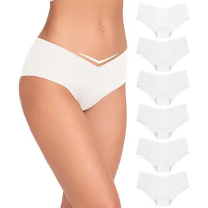 Womens Underwear Bikini Silky Seamless Underwear for Women Panties Cheeky Hipster No Show Women's Underwear