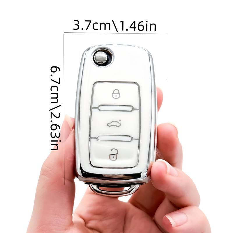 Car Key fod cover shell Case For Volkswagen For VW For Magotan For Golf 4 3 5 6 For MK6 For Passat For Touran For Bora For Tiguan For Jetta For Lavida For Skoda For Octavia Key bag Car Key Rem Car Key Protector