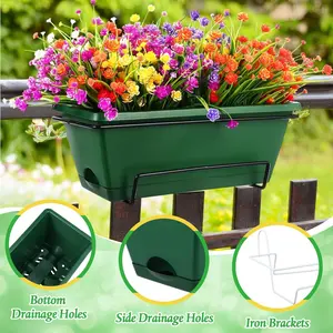 Large Flower Pot Set, Durable and Lightweight Design, Suitable for Indoor and Outdoor Use, Perfect for Cactus Plant Growth, Succulent Planter