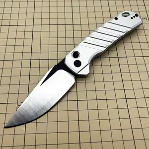 KS 7305 Folding Knife 8Cr13MOV Blade High-hardness Aluminum Alloy Handle Portable Fruit Knife EDC Tool Camping Outdoor