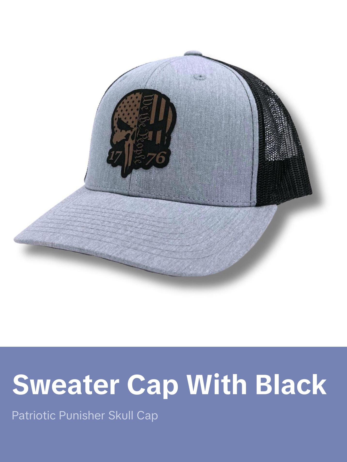 We The People 1776 Skull Flag Patch Hat