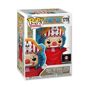 Funko Pop! One Piece - Buggy the Genius Jester (Chalice Collectibles) #1778 Exclusive Collectible Pop Vinyl Figure