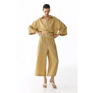 H&M Straight lyocell-blend trousers