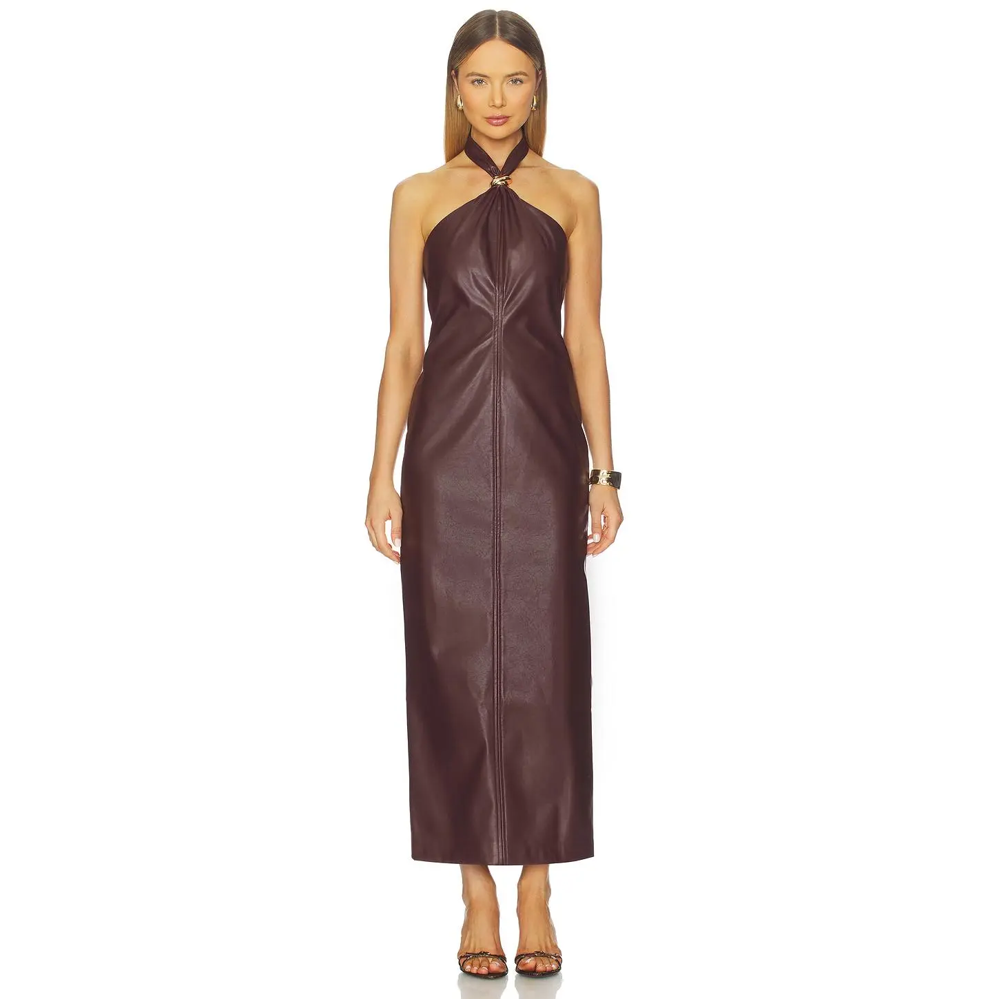 4th & Reckless Rhea Dress in Burgundy