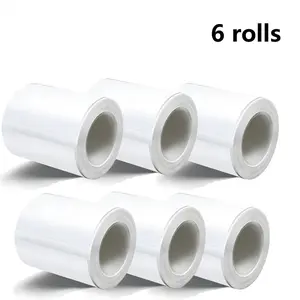 1920 sheets of 6roll white labels, 40x20mm thermal sticker labels, oil resistant, scratch resistant multi-purpose labels, Adhesive stickers, perfect for personalized business logos, sealed package mailboxes, marking products, decorating cars