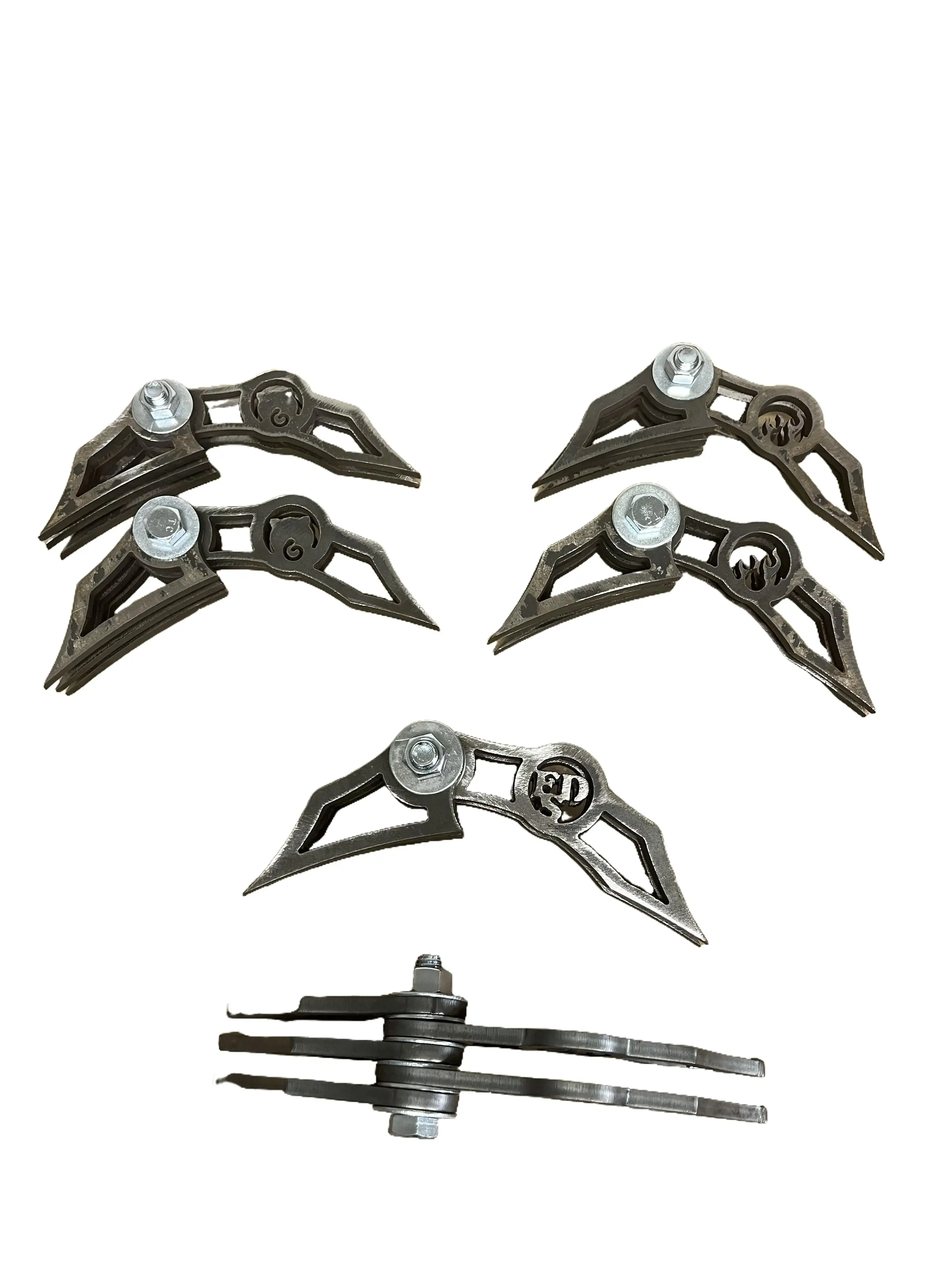 SmokeArt-Customizable Hinge Kit-For BBQ Grills/Smokers-New Builds and Retro Fitting Older Units-Weld On-Universal