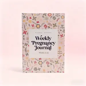 Weekly Pregnancy Diary 42 weeks pregnancy notebook, diary to track and document pregnancy progress, perfect gift for pregnant mothers, Spiral Bound Planner