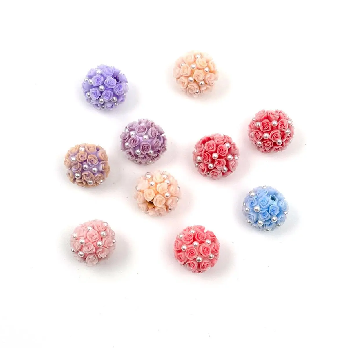 ZY1905012 10pcs Flower ball 