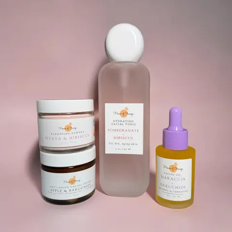 Natural Anti-Aging Facial Care Set- Anti-Aging, Sensitive Skin Friendly, Hydrating, Moisturizing Skincare Set