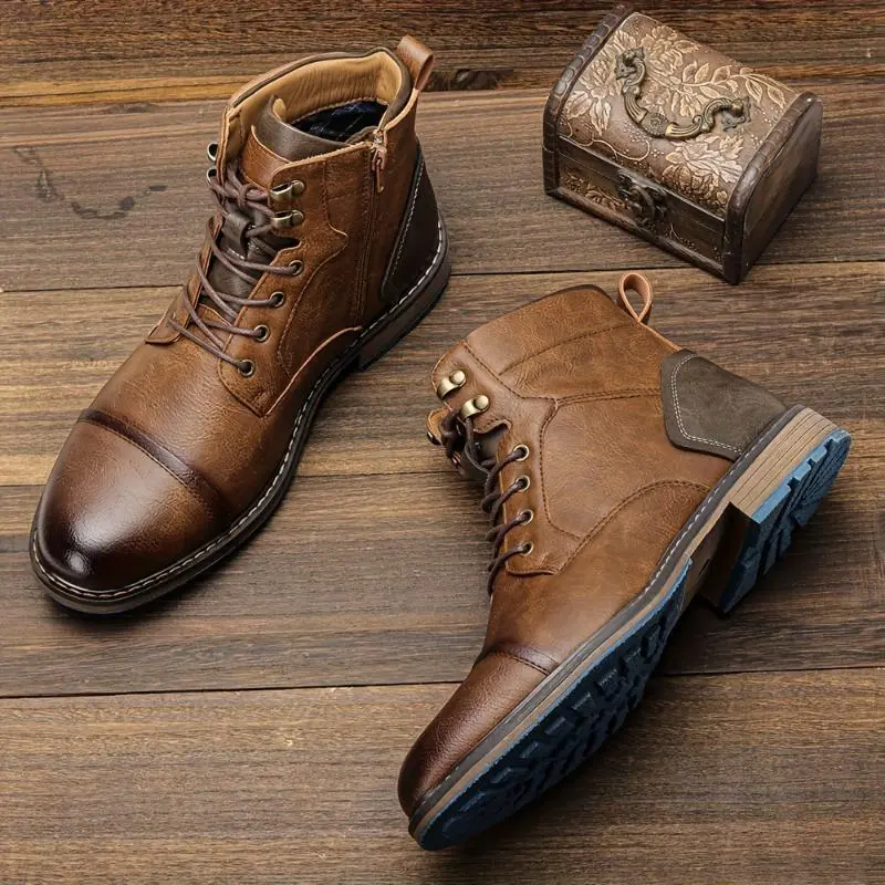 mens casual dress boots - TikTok Shop