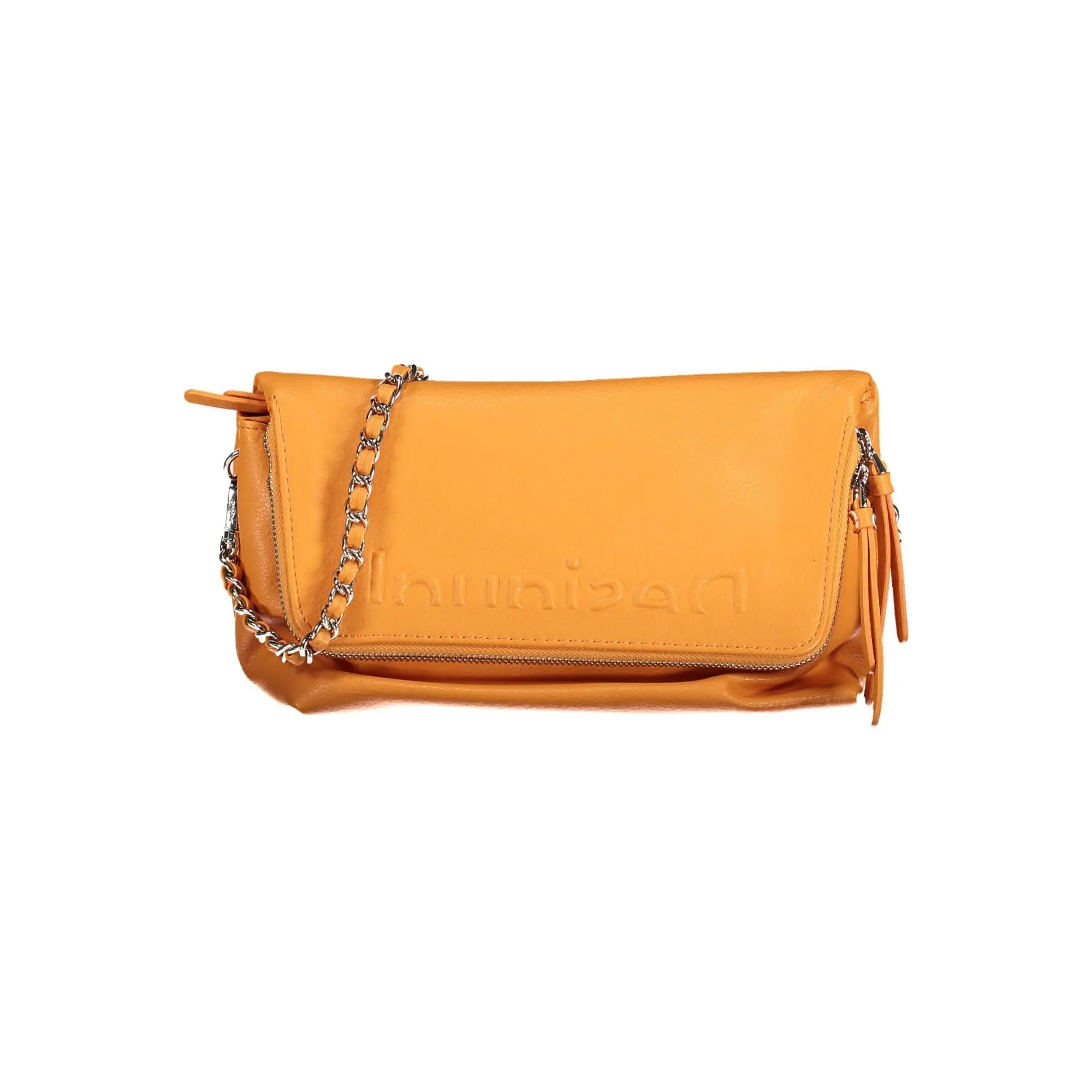 Desigual Orange Polyurethane Handbag
