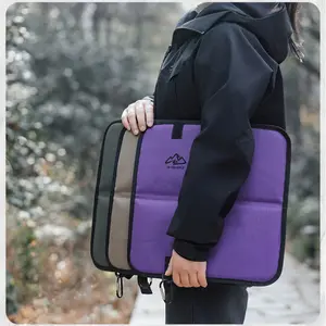 3 sets of outdoor folding cushions, portable and portable small mats, floor insulation and moisture-proof pads, Oxford cloth thick mats for fishing