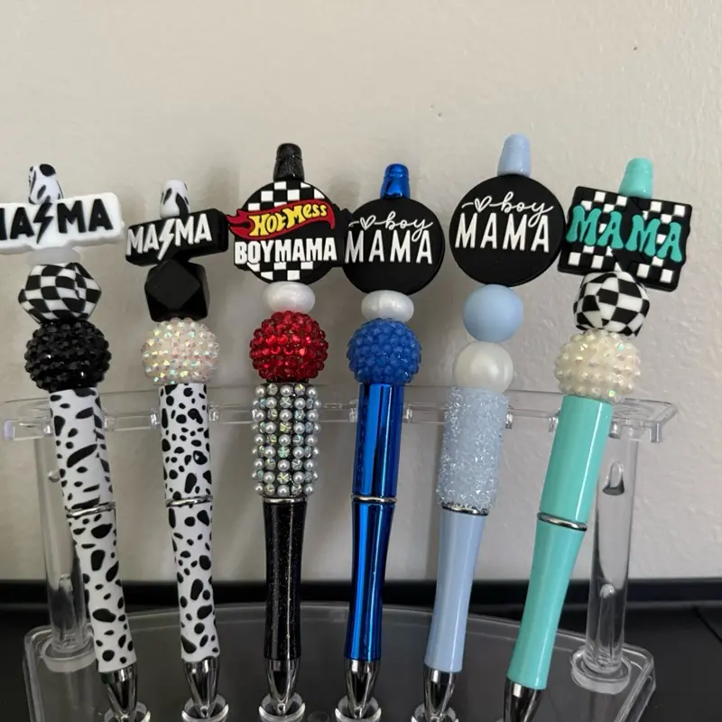 Boy MAMA Silicone Beaded Pen