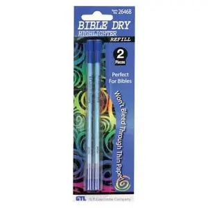 Bible Dry Highlighter Refill Blue