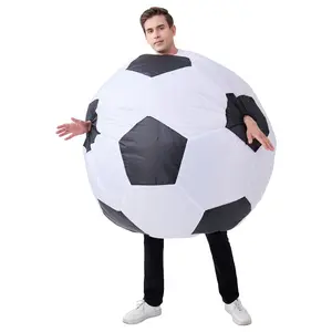Inflatable Football Costume, Rechargeable Battery, Party Fun, Festival Performance Wear, Role Play, Funny, Kids' Halloween Costumes