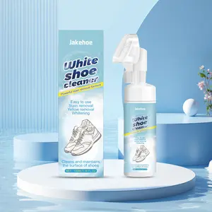 Jakehoe Shoe Cleaner Mousse, Footwear Cleaner, Stain Removal, Oxidation Prevention, Non-Damaging Shoe Surface, Effective Cleaning Agent