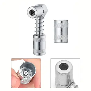 Grease Nozzle Grease Gun- Accessory 90 Degree Grease Coupler Adapter