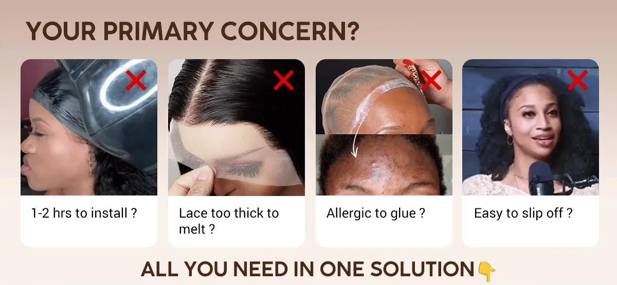 Salon Layer Cut Ginger Highlights On Brown Hair 360 Lace Frontal Invisi Strap Skin Lace Invisi Drawstring Snug Fit Body Wave Human Hair Wig SpringStatements