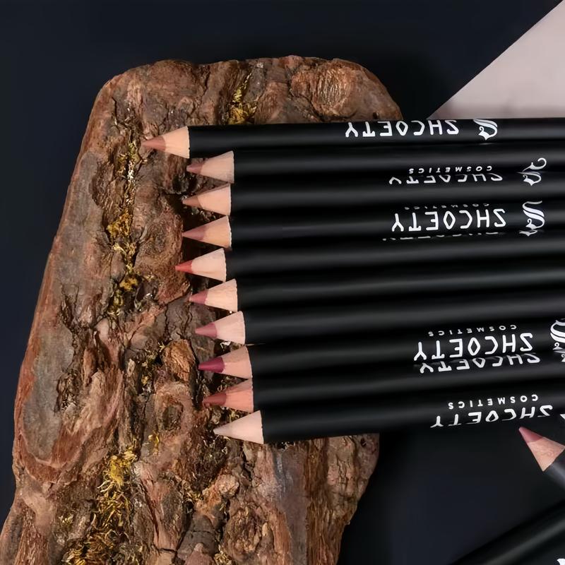 Easy Coloring Lip Liner Pencil Set, 12pcs/box Matte Lip Liners, Long-Lasting Matte Lipliner for All Occasions, Lip Makeup Cosmetic Kit, Lip Product