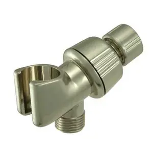 Kingston Brass  Kingston Brass  Handheld Shower Wall Mount Bracket with Hose Outlet Satin Nickel