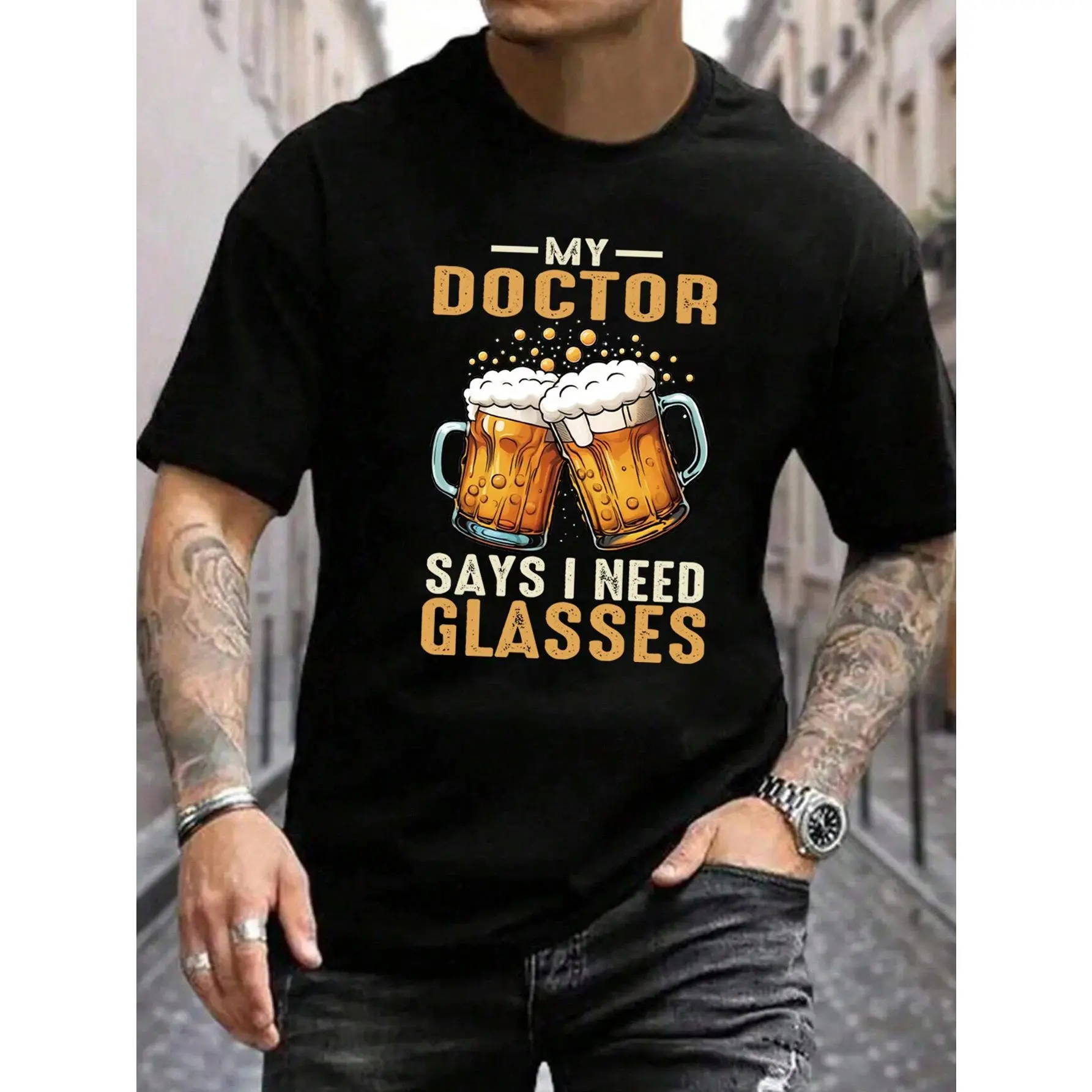 Women's Basic Fashion Graphic Cotton T-Shirt - USA-Made Round Neck Short Sleeve Casual Top with Fresh Print Streetwear Design