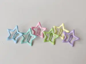 SIX-PACK Y2K Star Shaped Hair Snaps