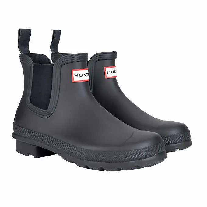 Hunter Ladies' Size 6, Original Chelsea Rain Boot, Black, New in Box