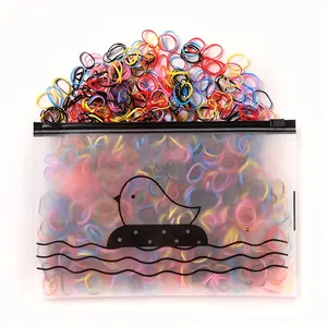 10000Pcs/10Bags Colored Disposable Rubber Bands, Non Damaging To Hair, High Elasticity for Daily Hairstyles, Dressing Up Hair Rings