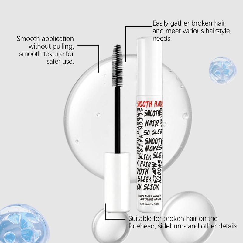 Frizz & Flyaway Hair Taming Wand-Lightweight Gel Control Stick for Smooth, Sleek Hair, Anti-Frizz Styling,Solution for All Hair Types