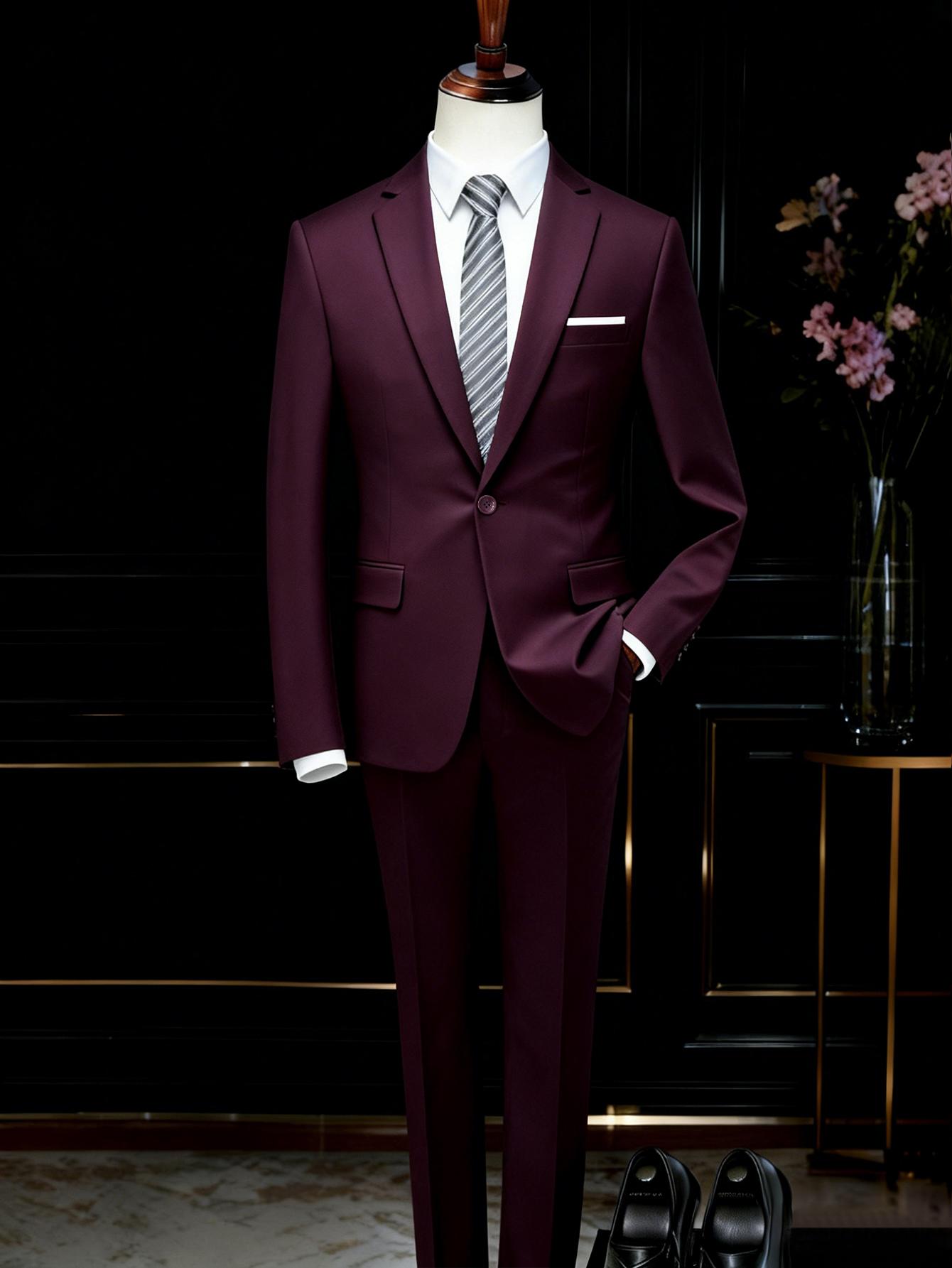 Live stream discounts Two-piece versatile suit set, slim-fit men's suit, office suit, fashionable and multi-functional suit, casual business single-breasted suit. Live stream discounts Two-piece versatile suit set, slim-fit men's suit, office suit, fashionable and multi-functional suit, casual business single-breasted suit.