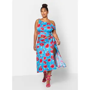 Camila Floral Wrap Midi Skirt
