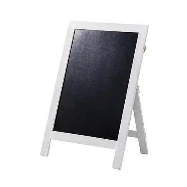 Glitzhome 29.75" Farmhouse Wood Chalkboard Hanging or Standing Decor