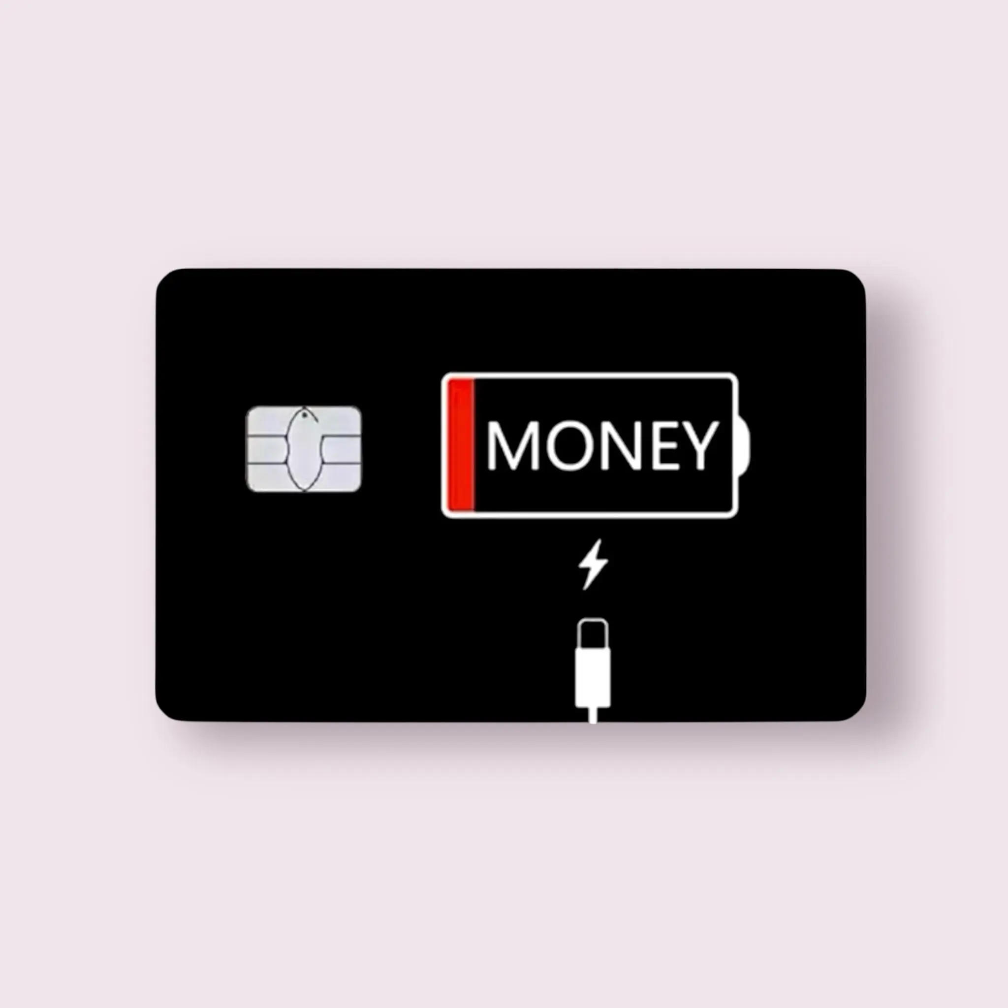 Money Charging Credit Card Sticker Debit Skin Decal Cover Waterproof Vinyl Easy To Apply