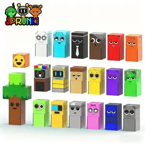 Complete set of magnetic building blocks, magnetic building block toy doll set, children's fun puzzle toys, perfect gift creativity