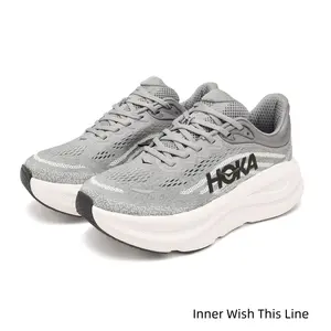 Galactic Grey Vibes! Max-Cushion Runners with Chunky White Sole & Breathable Mesh