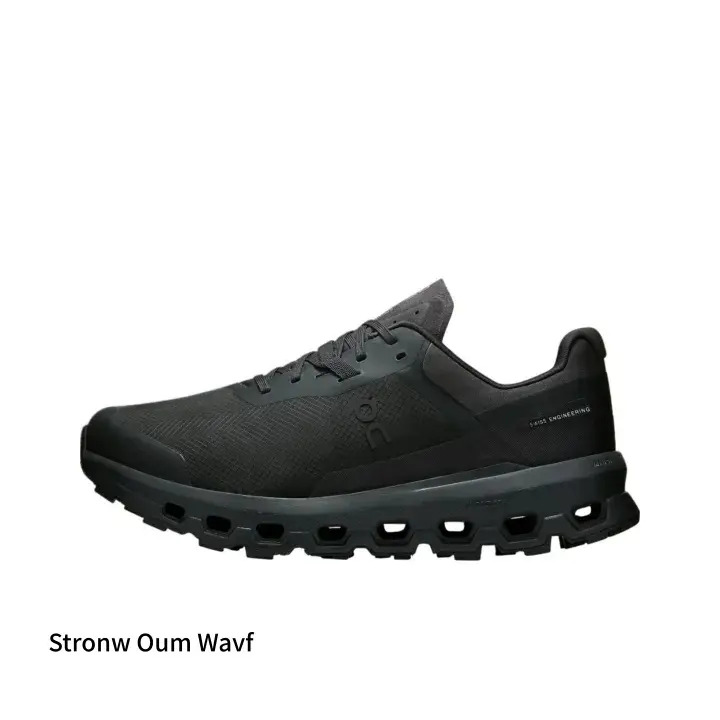 All Black Waterproof Breathable Woven Mesh Trail Running Shoes Unisex, Brand New Sealed with Original Shoe Box, Multi-Hollow Shock Absorbing Thick Sole Anti Slip Wear Resistant Athletic Sneakers For Hiking Jogging Daily Outdoor Walking