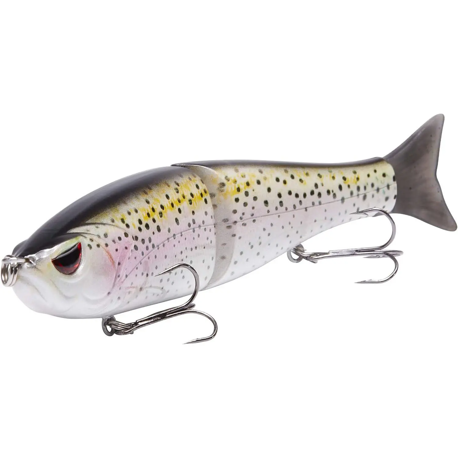 Bassdash Swimbaits 4.5in/0.65oz Pike Trout Glide Baits Minnow Hard Bass Fishing Lure. Glass minnow Fishing Tackle