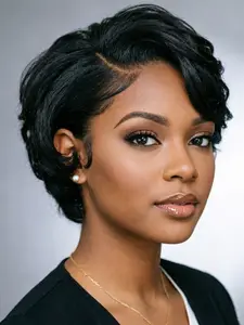 13x4 Transparent Lace Short Pixie Bob Wig Human Hair Wigs Lace Wig For Women Natural Look Comfortable For Daily Party Hair Wig