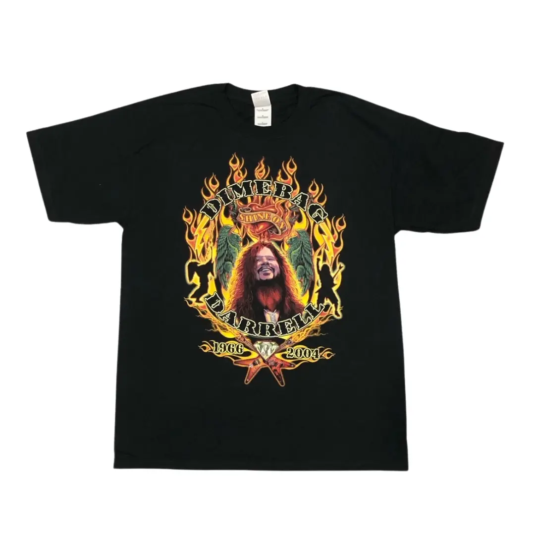 Rock Merch - Dimebag Darrel Legend Never DieUnisex Cotton Graphic Shirt