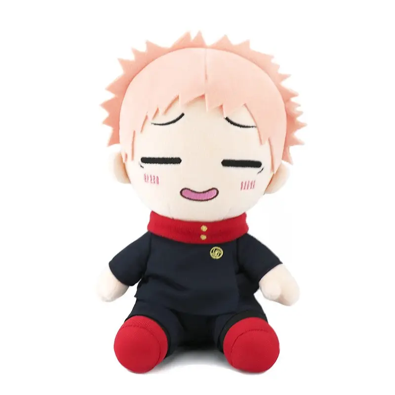 Anime Jujutsu Character Plush Doll, Soft Ryomen Yuji Stuffed Plushie Toy, Cartoon Anime Figure Home Sofa Desktop Shelf Decor Ornament, Collectible Gift for Anime Fans
