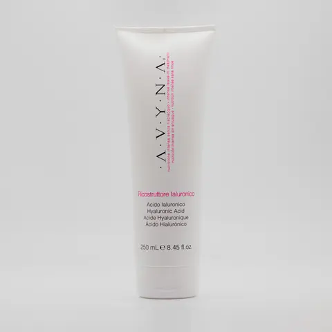 Avyna Ricostruttore Ialuronico Hair Repair Moisturizer - Hydrating Haircare Damaged Hair Treatment, 250mL (8.45 fl oz) Hyaluronic Acid Cream for Youth