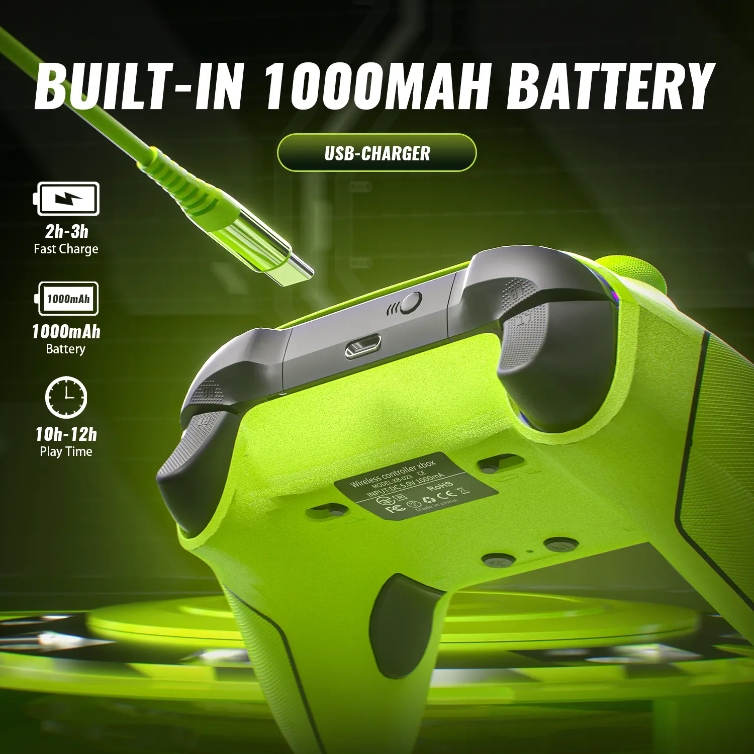 YUYIU Wireless HallEffect Macro Controller for Xbox Series X/S