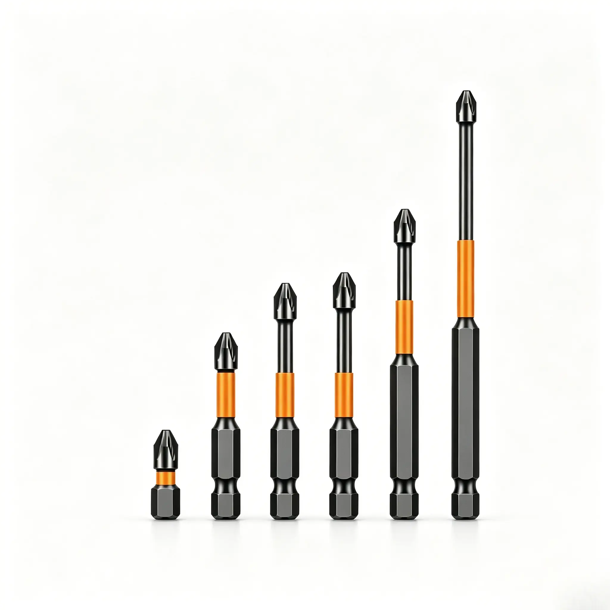 PH2 Strong Magnetic Cross Torque Head Screwdriver S2 Steel Electric Head High Hardness Magnetic Anti-slip Electric Drill Bit Size:(25mm,50mm,65mm,70mm,90mm,150mm)summervibes fathersdaygift