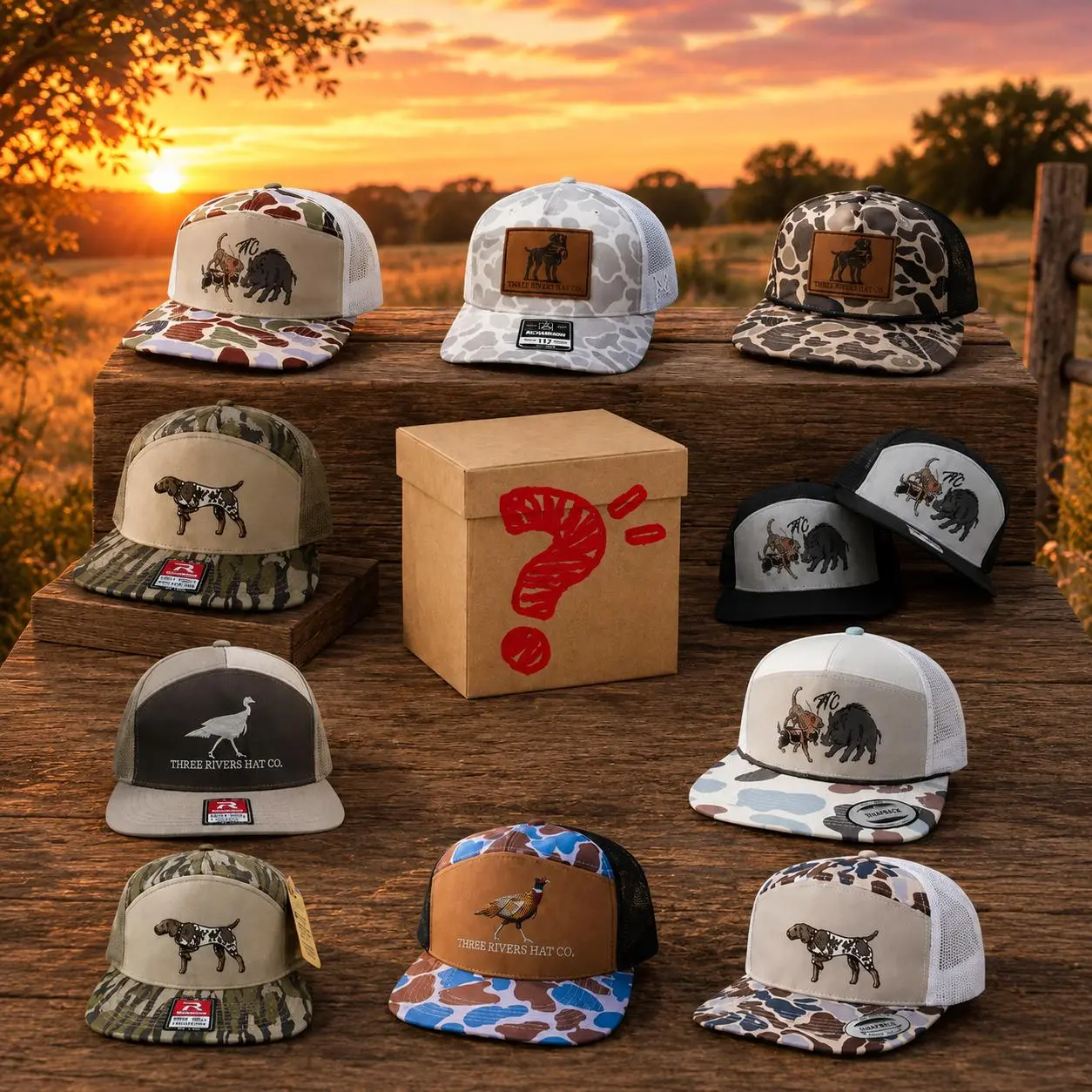 [ BUY 1 GET 1 ] One Hat Sent Per Order, Hunting Trucker Hat, Pointer Dog Snapback, Pheasant Hunting Hat, Duck Camo Flat Bill Cap, Wild Boar Hunter Hat Mesh Unisex Camo Trucker Hat