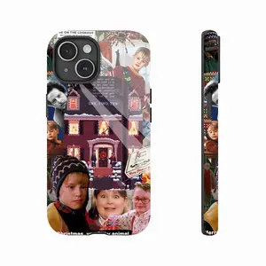 Home Alone Collage iPhone case for iPhone 17 pro max. PBT+TPU Dual-Layer Anti-Shock Phone Case, Compatible with iPhone 17/16/15/14/13/12/11 Pro Max/Plus